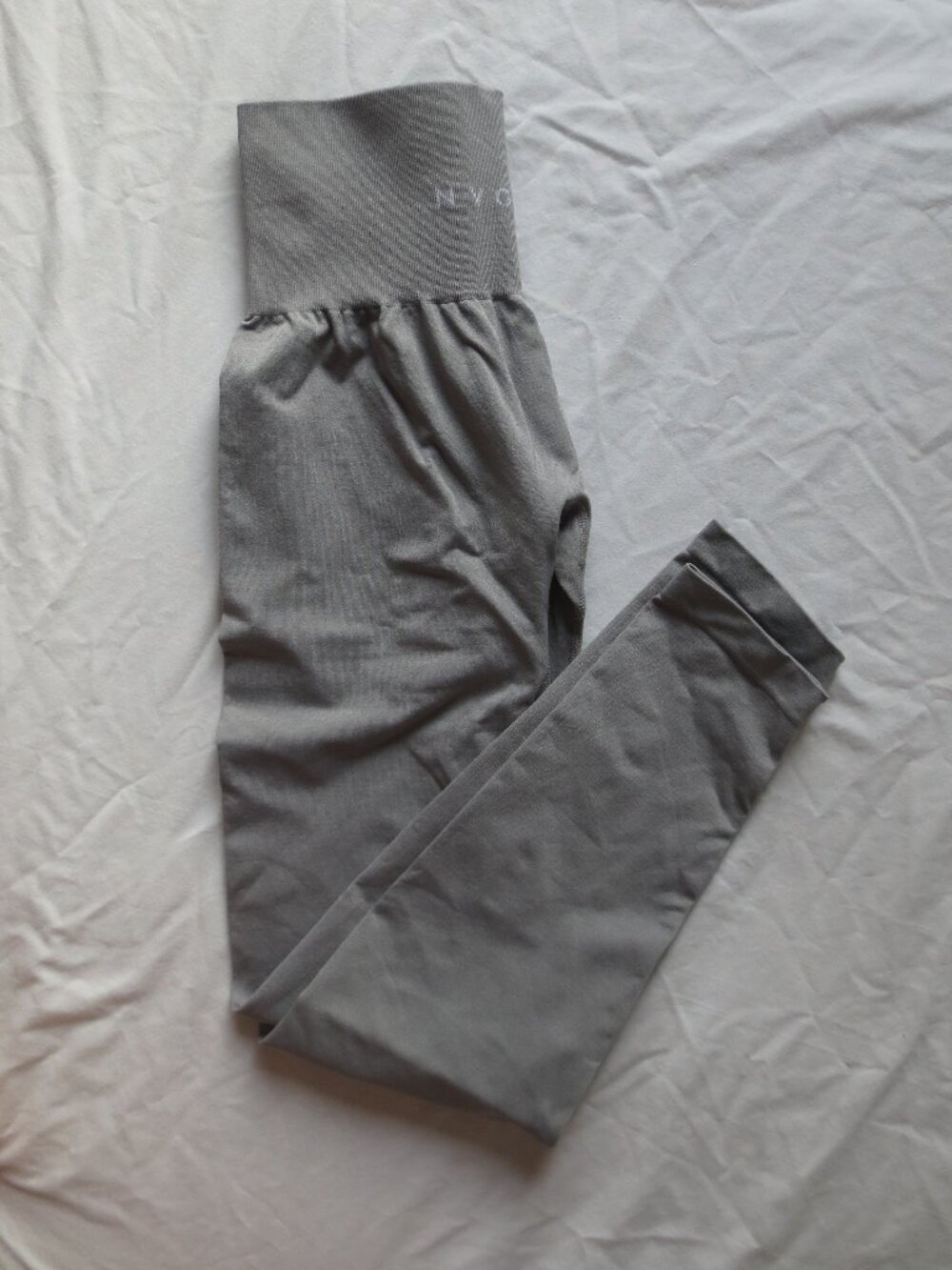 NVGTN Light Grey Solid Seamless Leggings XS